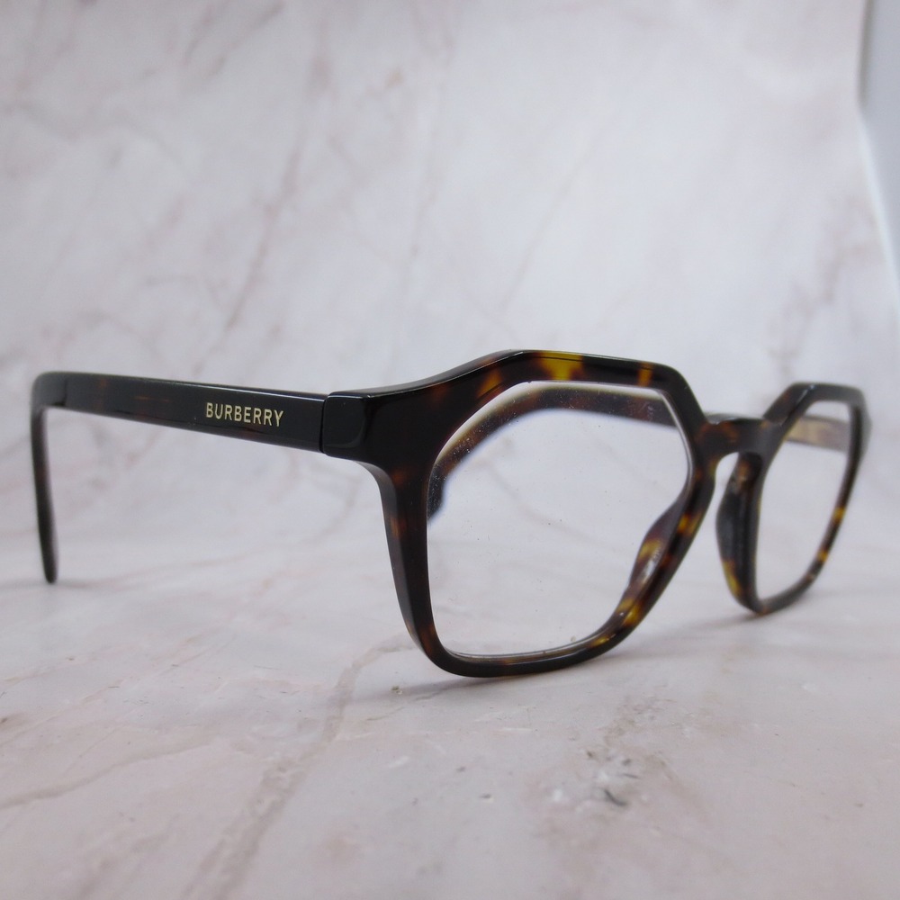 Burberry B 2294 3002 Dark Tortoise Geometric Eyeglass Frames Womens  49-18-140 - Picture 2 of 7